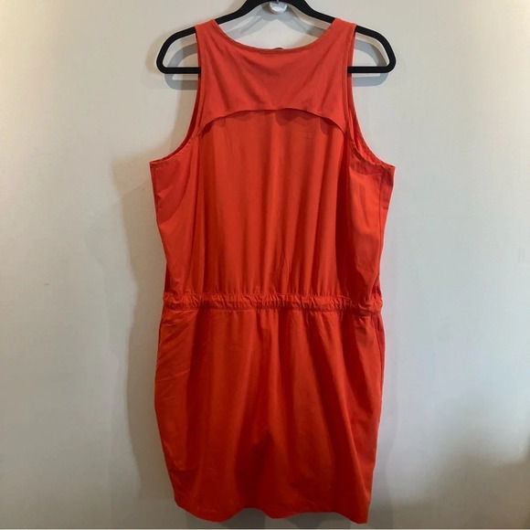 ATHLETA Expedition Dress Flame  Orange Shorts Quick Dry Zipper Pockets Dress - Picture 12 of 13